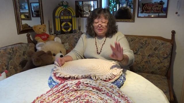 Мои связаные коврики! ✂️ My knitted rugs!
