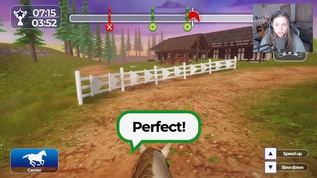 NEW HORSE GAME 2023! Both educational and FUN?! Equestrian Training смотреть онлайн