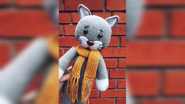✓Knitted Cat Amigurumi Cat Вязаный кот [Канал вязания]