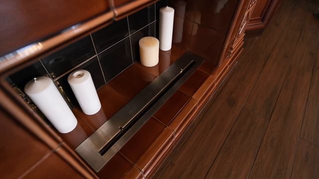 Камин в изразцовой облицовке "Бристоль" смотреть онлайн