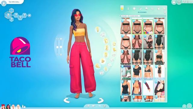Recreating ICONIC fast food chains as characters in the Sims 4!!❤| Sims 4 CAS смотреть онлайн