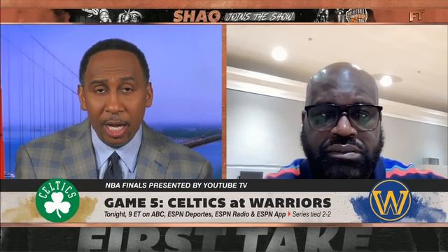 Shaq is taking the WARRIORS in Game 5 🍿| First Take смотреть онлайн