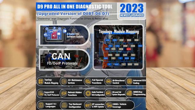 XTOOL D9 PRO Diagnostic Tool [2023 New Upgraded] ✅ Review смотреть онлайн