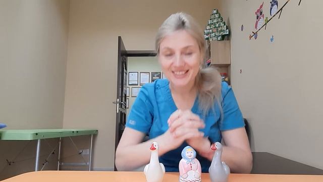 Гимнастика для пальчиков "Гуси" смотреть онлайн