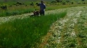 Мотоблок Зубр ха 31, с роторной косилкой