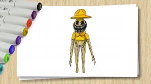 Как нарисовать Смотрителя зоопарка из Зоономали _ How to draw Monster the Zookeeper from Zoonomaly