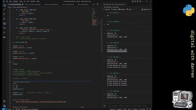 python coding - a class on classes