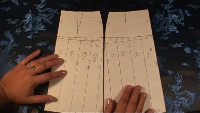 ?Юбка на кокетке со складками_Делаем выкройку_Часть 1