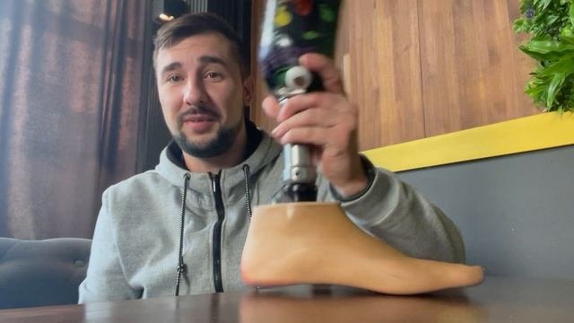 Безногий предприниматель.
