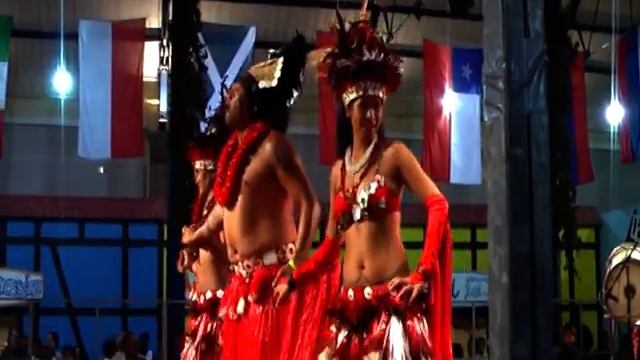 Папуасский танец. Северное папуа. Танцуют во Франции !!!! 23 августа 2009.