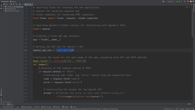 Learn Code Bug Fixer Application using ChatGPT and Python | Build, Deploy, and Sell Apps (Part 3)