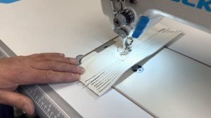 Jack H6-CZ-4(UBT) (AFL) industrial sewing machine demonstration