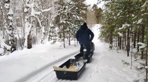 Обкатка Мотособаки Мужик.