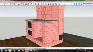 Дачная малая проект в SketchUp