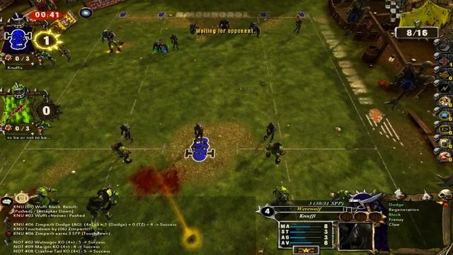 [Forum Open League] Chaos vs Necro (Blood Bowl Game) смотреть онлайн