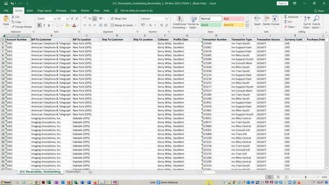 ECC report generation in Oracle EBS tutorial смотреть онлайн