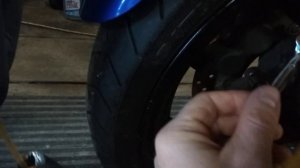 Yamaha fzs600, замена тормозной жидкости