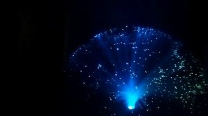 Ночник из оптоволокна. Завораживает...
