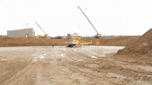 Строительство котлована и возведение стены в грунте