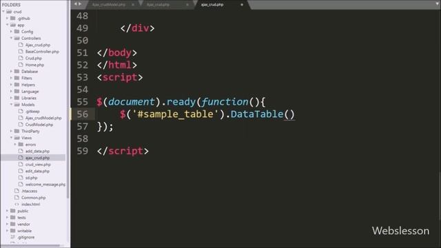 How to Use DataTables in Codeigniter 4