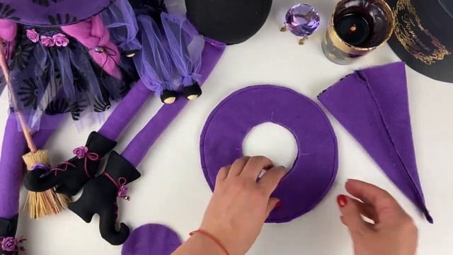 Scandinavian gnome Little Witch DIY HandMade смотреть онлайн