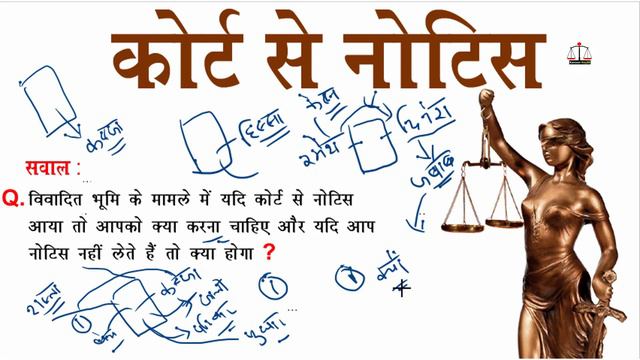 जमीन विवाद में आया कोर्ट से नोटिस | court se notice aane par kya karen @KanoonKey99 смотреть онлайн