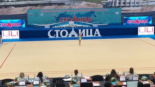 Уламасова Ксюша 2014 г.р. Татарстан Нурлат выступление в Казани Столица14.11.19