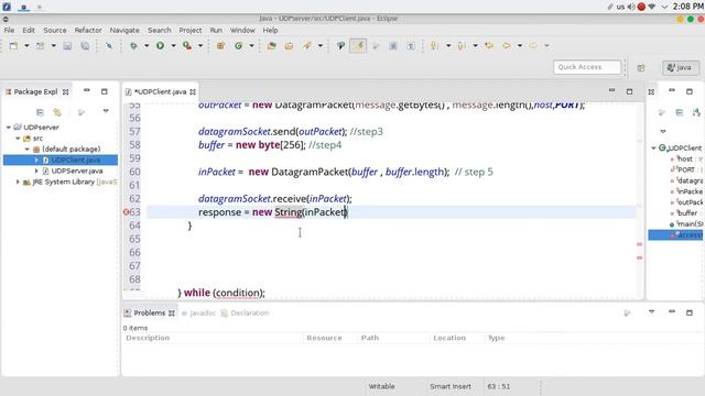 75 JAVA Networking Chat Server Client UDP смотреть онлайн
