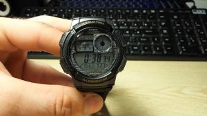 Casio AE-1000W-1A. Обзор часов.