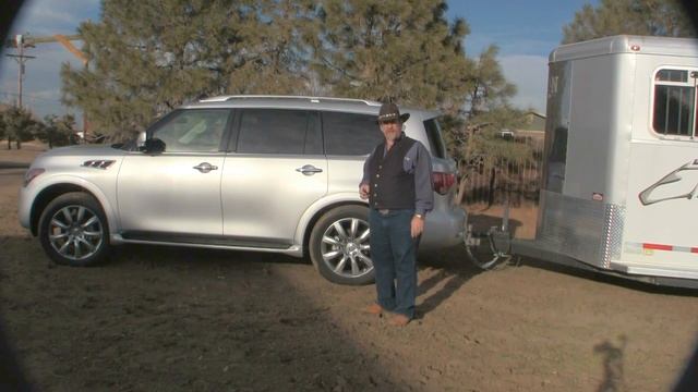 2012 Infiniti QX56 SUV Review towing trailers by www.MrTruck.com смотреть онлайн