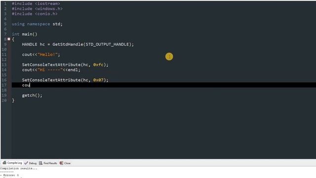 How to Get Colored Text in C/C++ | (Set Color of text & Change it!) смотреть онлайн