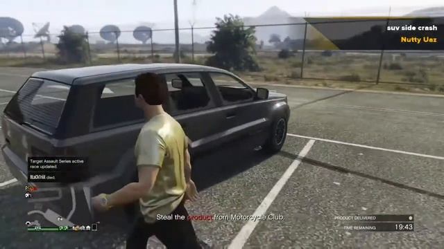 GTA 5 SUV Side Crash смотреть онлайн