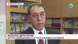 Миссия наблюдателей от СНГ не выявила серьезных нарушений на выборах в Беларуси