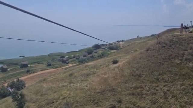 Полет на зиплайне на территории Маяка в Мержаново