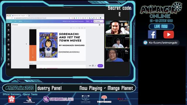 Manga Planet Industry Panel at AniManGaki Online 2020 смотреть онлайн