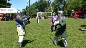 Talan vs Sir Jan. Rattan Champs. SCA EAST KINGDOM, 6.13.15