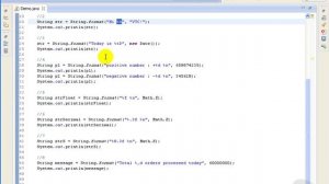 Advanced Java tutorial - Formatted Integers Floats Strings Dates