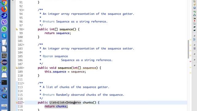 Change of the string representation with an integer array representation