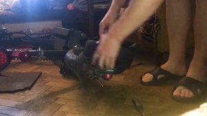 Замена бескамерной покрышки CST на  Kugoo G-Booster