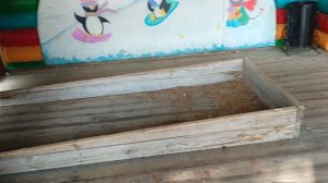Большая зимняя горка в Великом Устюге, на Водчине Деда мороза.
