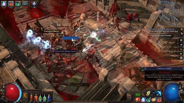 Lets Play Path of Exile with Deadsouls  Episode 59 Raise Spectre Build  Delirium League