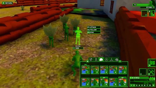 Green Army Men SUPER FORTRESS Under Siege... - Attack on Toys смотреть онлайн