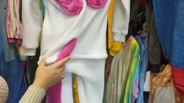 Кигуруми Белый Единорог - пижама для подарка