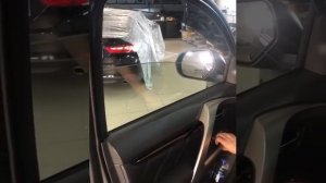 Законная тонировка передних стекол на Mitsubishi Pajero