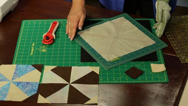 How to Make Quilting Quickly's "Batik Pinwheels:" Fast-cutting Triangles From 10" Pre-cut Squares смотреть онлайн