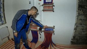 Коллекторная система отопления с теплыми полами