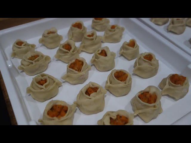 ВКУСНЫЕ МАНТЫ С ТЫКВОЙ   Постный рецепт  веган обед
