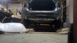 Установка заднего бампера Юрол