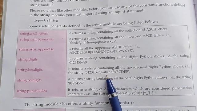 Computer science bhuvaneswari 12 python string module
