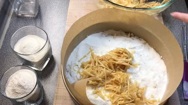 ✅Насыпной пирог с яблоками